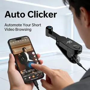 Automatic Screen Clicker Clipper, Efficient Touch Screen Tapping Device for Gaming & Automation, Mobile Accessory for Smartphone, Console, Smartphone Accessories