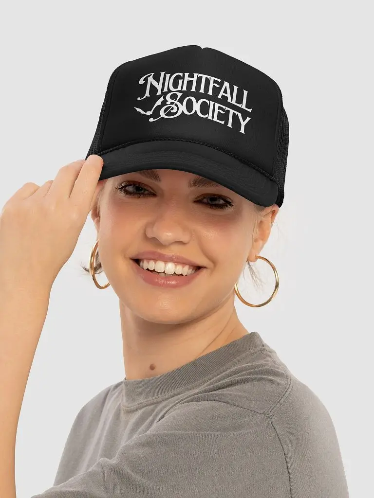 Black Nightfall Society Trucker Hat