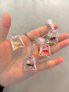 Creative Fish Design Keychain, Cute Fish Shaped Keychain for Women & Men, Fashion Accessories for Daily Use, Keychain for Bags, Trendy All-match & Exquisite Keychain for Birthday Gift, Keychain Series Figures, Pendant Keychain