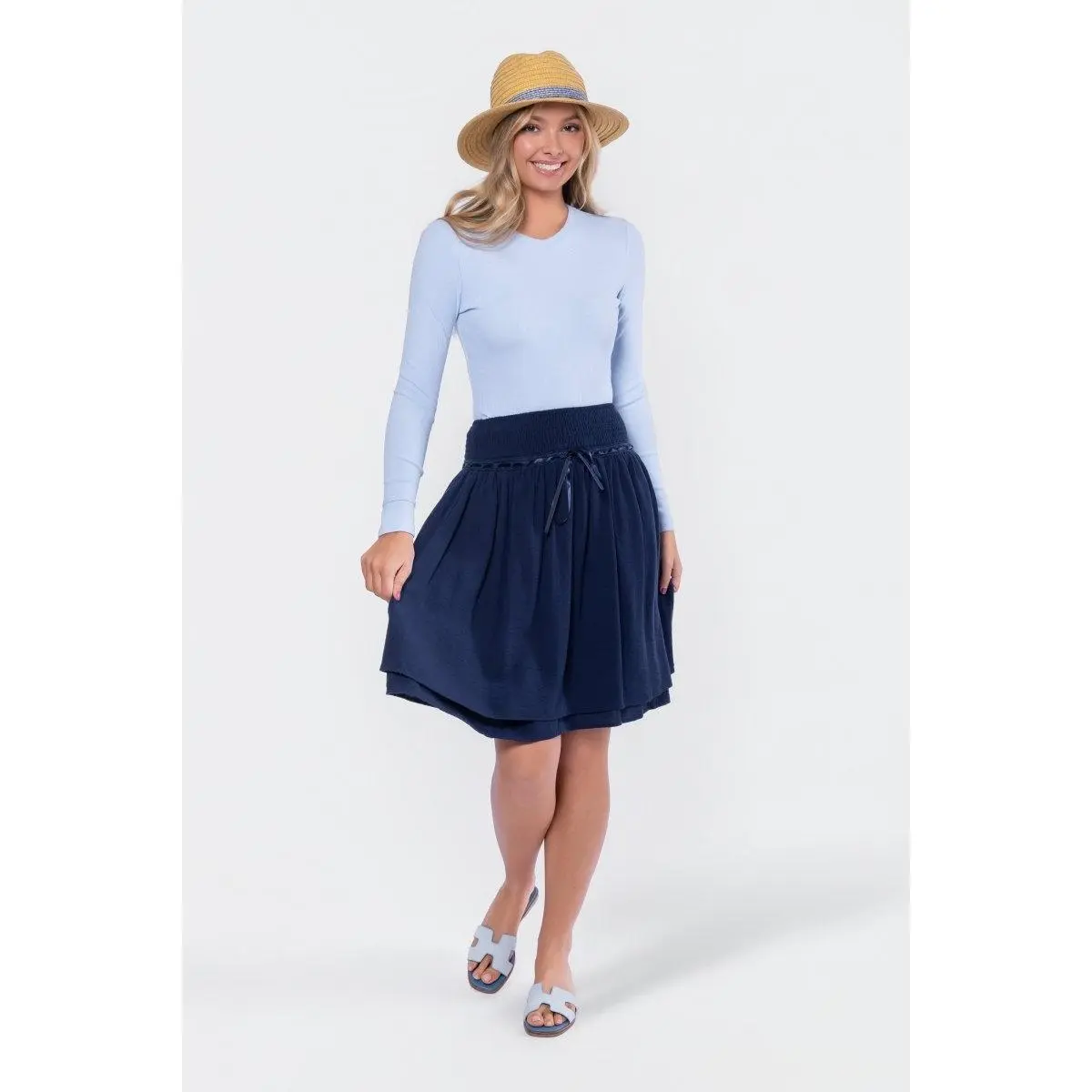 Avery Skirt 23" (Navy)