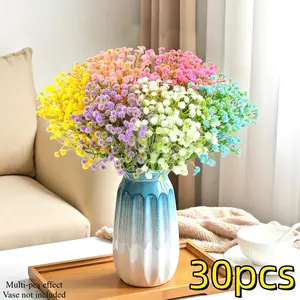900 Artificial Fake Flowers, 30 Bundles Realistic Touch Faux Flowers, Lifelike Artificial Flower, Artificial Outdoor Flowers, Indoor Home Decor, Home Decoration, Office, Party, Garden, Wedding, Engagement, Proposal, Artificial Flowers Bouquet