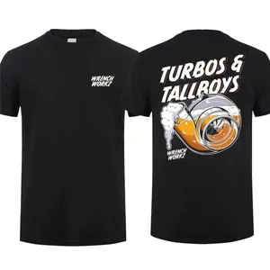 Wrenchworkz Turbos & Tallboys T-shirt For Fan, Diesel Lover Gift Top Menswear, Truck Lover Tee, Made in USA,  Menswear Streetwear Crewneck Tshirt