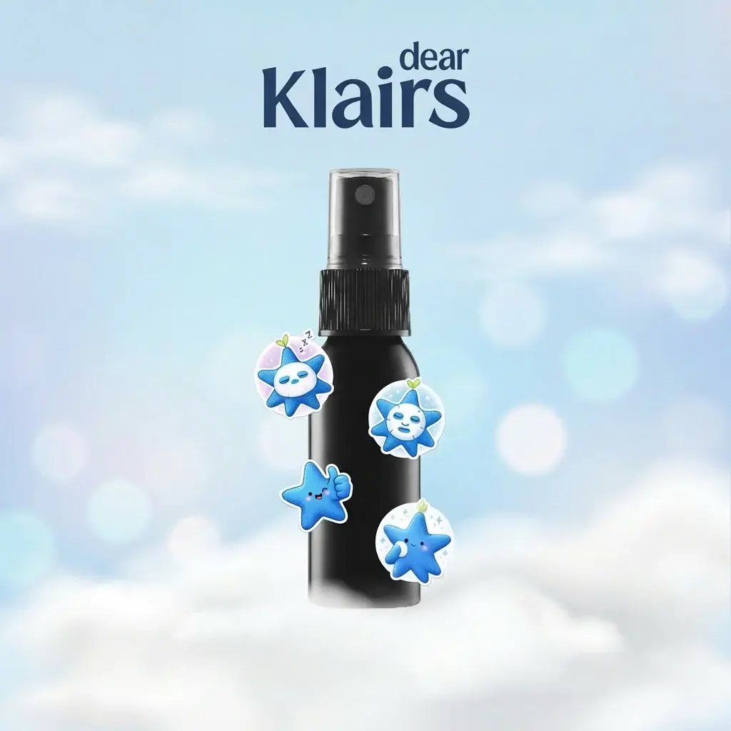 [Dear Klairs Official] My Blue DIY Mist Kit | Limited Edition Fine Mist Bottle & Stickers Set For Daily Skincare Ritual