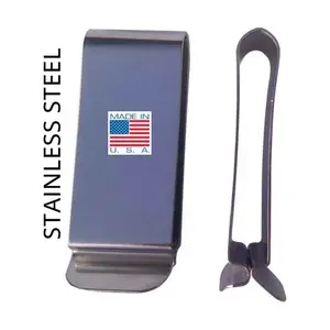 Metal Belt Clip (630), Stainless Tempered Clip