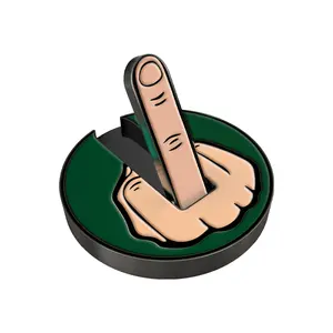 Ultimate Middle Finger Golf Ball Marker| Magnetic Hat Clip Alignment Mark Funny Accessory Cap Gift For Enthusiasts