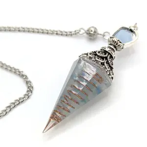 Aquamarine Stone Pendulum