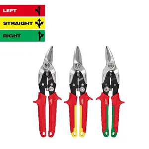 Left, Right, and Straight Aviation Snips Set (3-Pack)