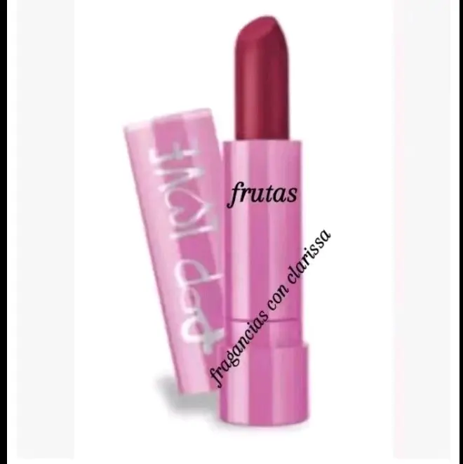2-labiales love pop (FRUTAS) 3.9G lipstick Makeup Glossy Lipgloss Color Cosmetic Lip Care