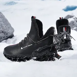 Men's Winter Warm Cotton Shoes: Comfort-Focused, Slip-Proof, Durable, Weather-Resistant (Water/Snow) - Stylish Sporty Vibe, Fashionable and with a sporty touch for men