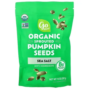 Go Raw Organic Sprouted Pumpkin Seeds, Sea Salt, 14 oz (397 g)