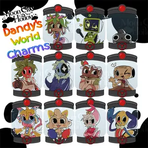 Dandy’s World Acrylic / Goob / Astro / Shelly / Vee / Bassie / Cosmo / Shrimpo / Pebble / Sprout / Looey / Yatta Keychain, Great For Daily Use Or As Thoughtful Little Gifts For Your Friends And Yours