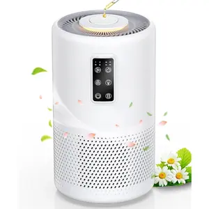 Air Purifiers for  Large Room up to 1600ft2,  H13 True HEPA Air Purifier for Bedroom with night light,  Sponge, Sleep Mode, Timer, Lock,