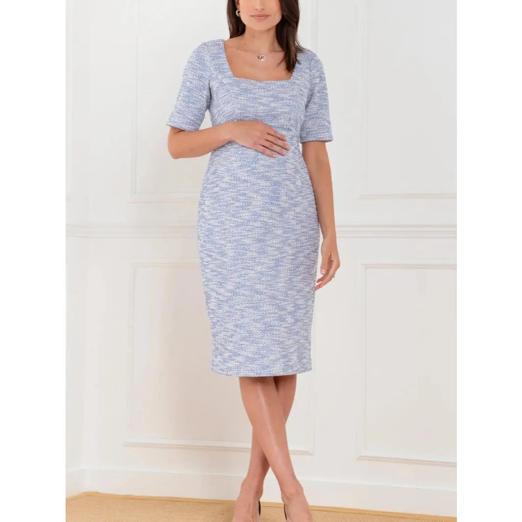 Seraphine - Fauna Tweed Maternity Dress