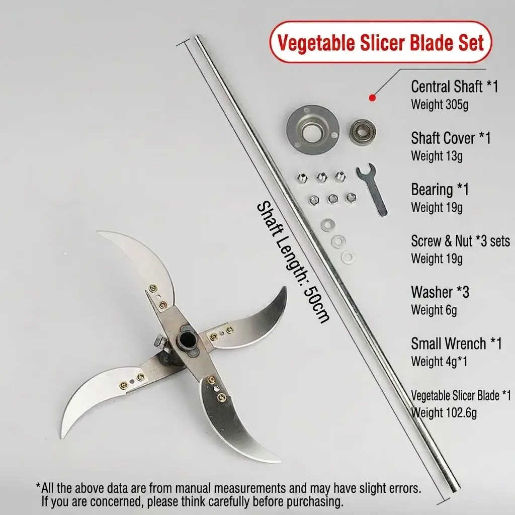 Vegetable Chopper Blade Head for Livestock Farming, Household Grass Cutter Blade, Agricultural Tools for Cattle Sheep, Blade Holder for Chicken Duck Goose Vegetable Cutter