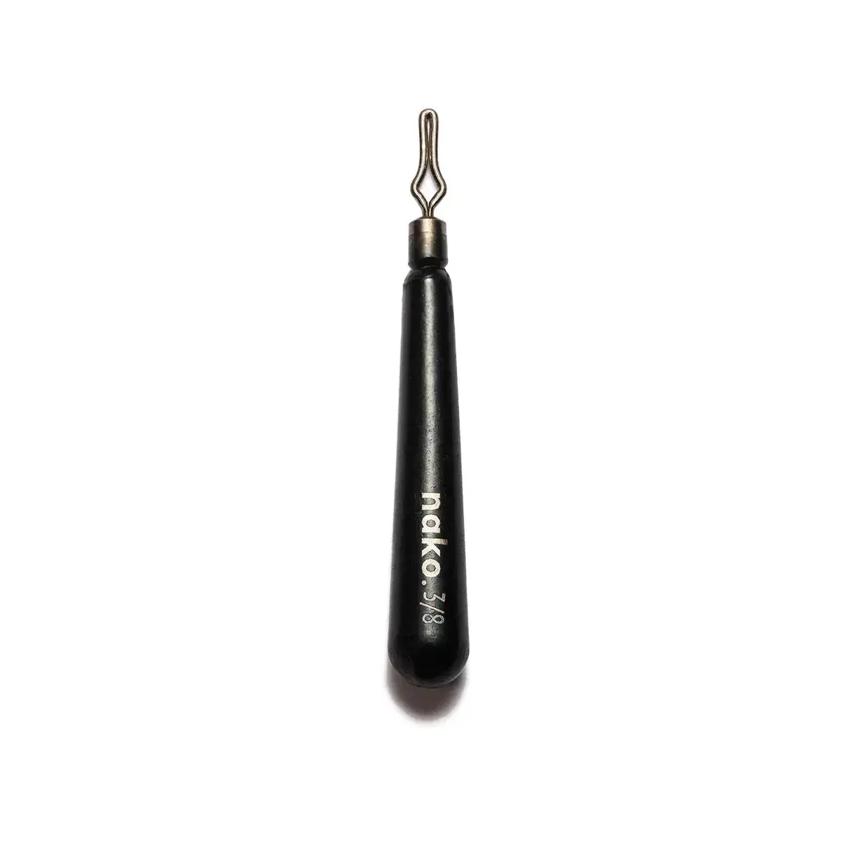 Nako Tungsten Skinny Drop Shot Weights -3/8oz Black 5pk