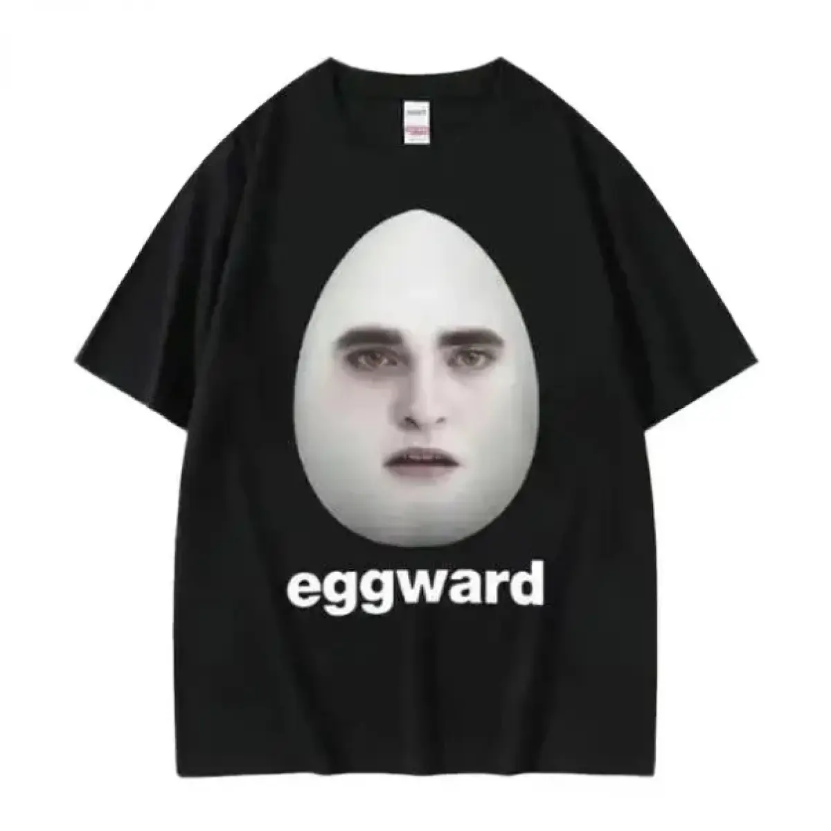 Hot Twilight Eggward Funny Meme T Shirt Edward Cullen Parody Humor, Hip Hop Shirt, Top Menswear, unisex T Shirt Shortsleeve Print Soft Natural Cotton
