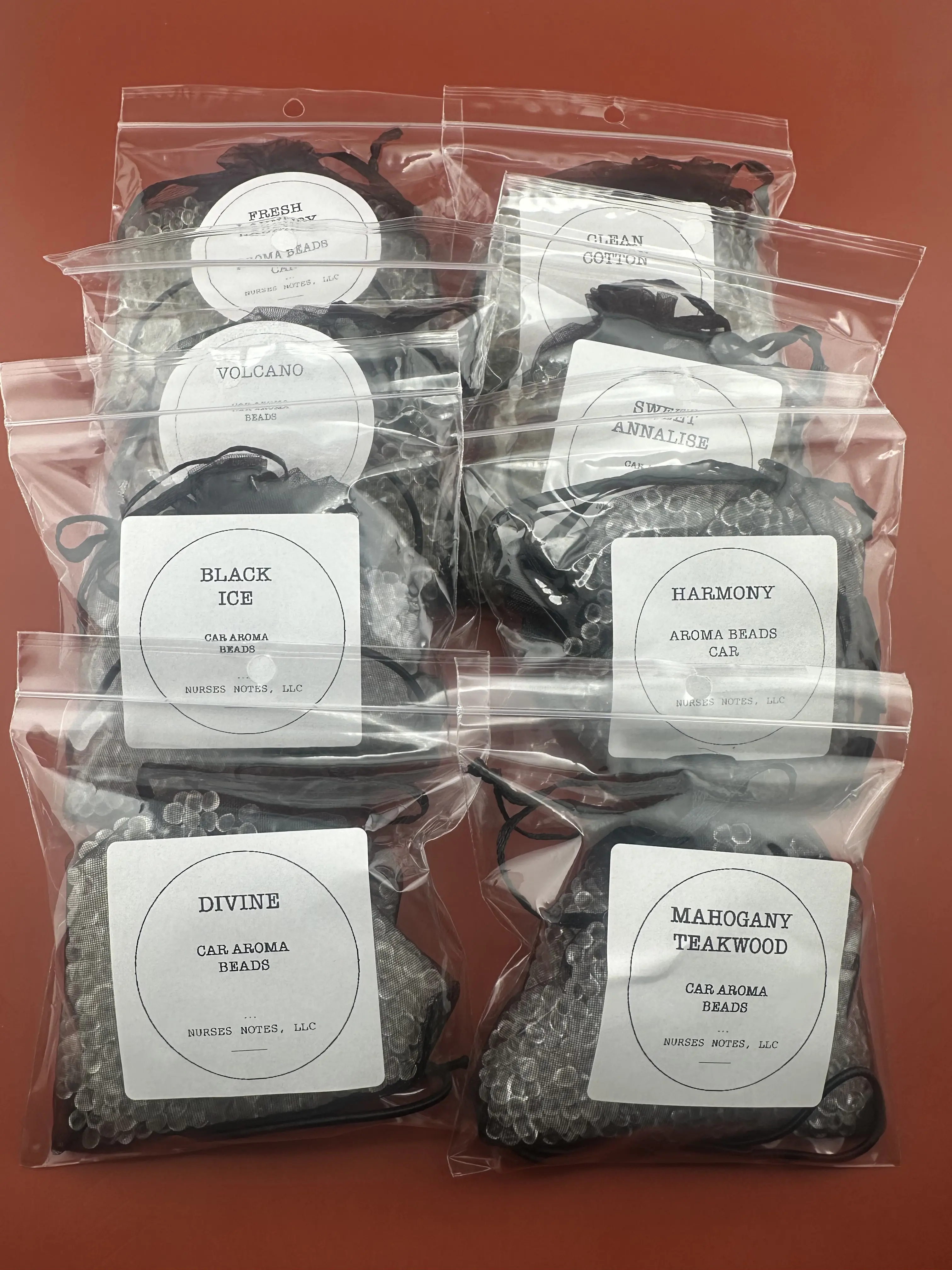 CAR AROMA BEAD BUNDLE