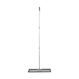 【Spotlight Day】VEVOR Lawn Leveling Rake, Lawn Leveler with 83.9 in Handle, 30x10 in Ground Plate, Rust-Resistant Carbon Steel Soil Leveler, 3 Heights Adjustable, Effort Saving Lawn Leveling Tool for Yard Golf Court