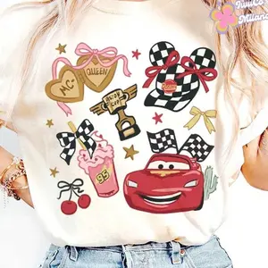 Coquette Bow #Pistonnn Cup Cars Shirt, Lightning Mc Mater Doc #Hudsonn #Sallyy #Carreraa Tee, Birthday Cars Family Shirt, Girl Trip Shirt, Cute Unisex Vacation Outfit [Adult - Youth - Toddler]