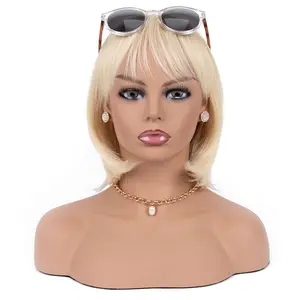 A1 Pacific Realistic Mannequin Wig Head Bust shoulder Display and Styling 7645-BS