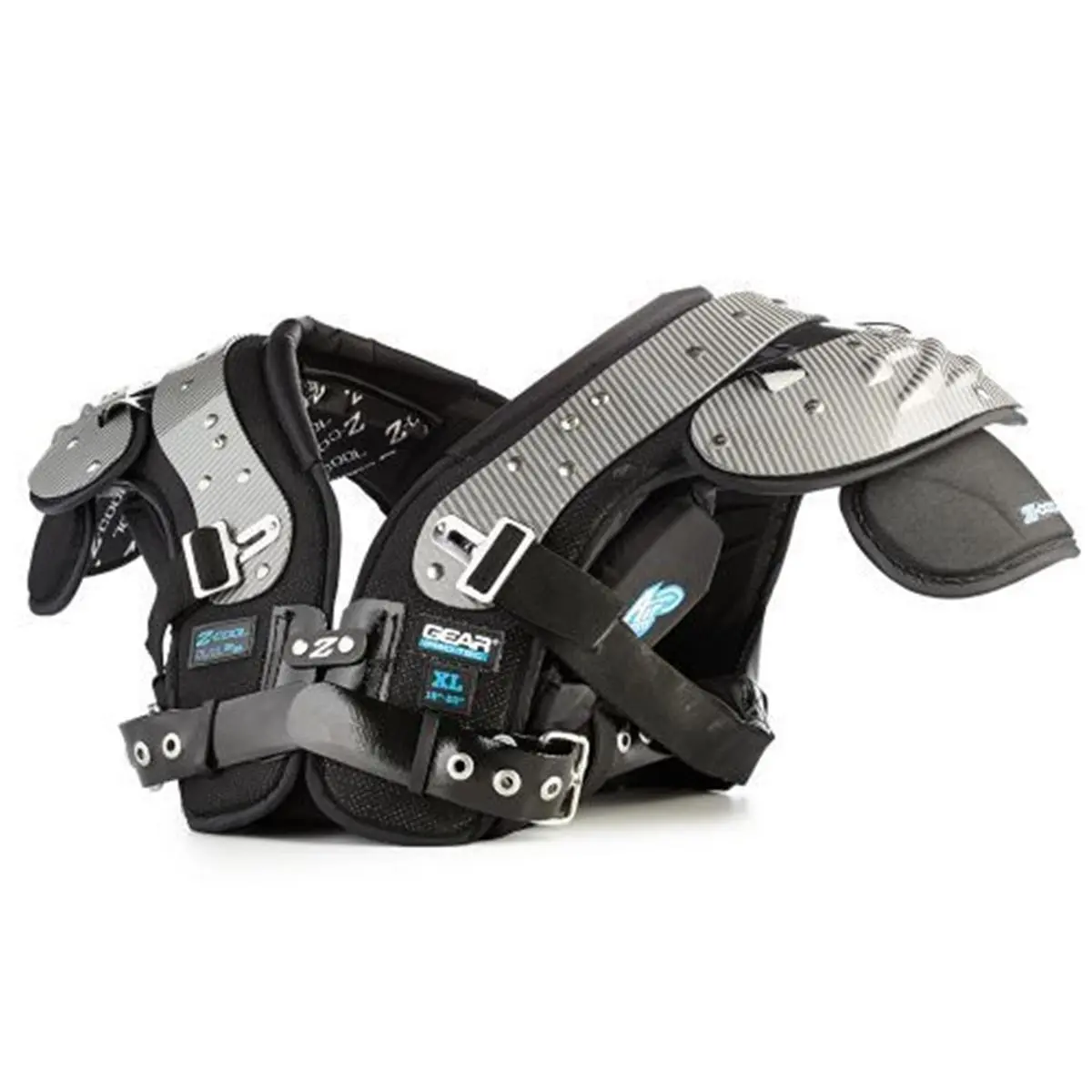 212 MAIN Gear Pro-Tec Z-Cool ZC55 OL & DL Adult Shoulder Pads, 3XL Size, for Adults