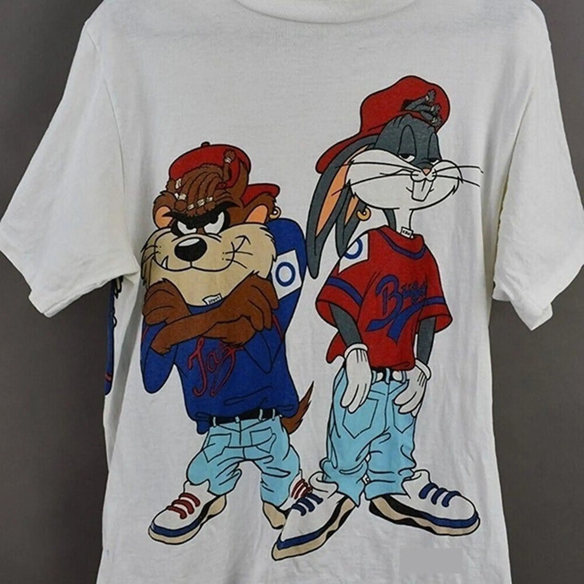 Retro Looney Tunes Taz Bugs Bunny Hip Hop T-shirt