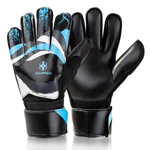 Professional Soccer Goalkeeper Goalie Gloves - Football Equipment - - Super Superior Grip, Finger Protection, High Performance - Durable & Comfortable Training/Match Gloves for Adults, Youth, Kids (Size 4-10) Goalkeeper Equipment Soccer Goalkeeping Gloves