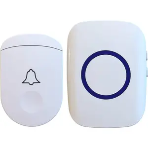 Doorbell, 1,000ft Range Loud  Doorbell Chime5 Volume Levels and 52 Door Chimes With LED Flashing (Light White)