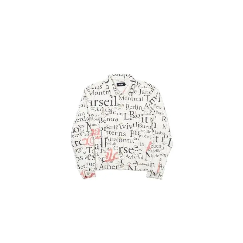 Palace Cityscape Jacket White (men) by StockX