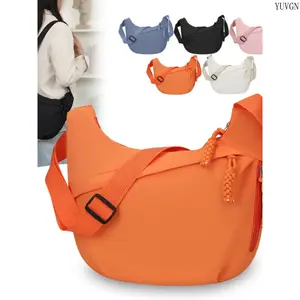 Women's Large Capacity Dumpling Crossbody Bag - Adjustable Strap, Casual Shoulder Purse, Multi-Purpose Gym Commuter Accessory, Simple All-Match Daily Item (crossbody bags for women) summerwins