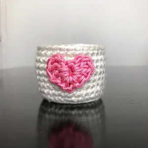 Crochet Mini organizer basket