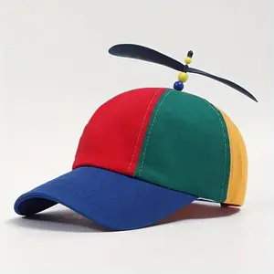 Adjustable Detachable Propeller Baseball Cap with Sun Visor - Ultimate Outdoor Companion for Hiking, Camping, Fishing, and Sports - Ideal Holiday Gift for Men and Women