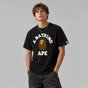 BAPE By Bathing Ape College Tee (SS24) Black Brown