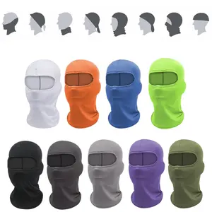 9 Pieces Ski Mask Men Women Balaclava Face Covering Windproof Dustproof Sun Potection Motorcycling Football