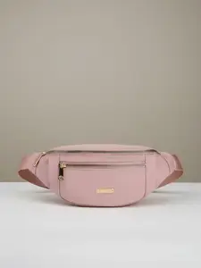 Women's Solid Color Fanny Pack, Casual Sporty Zipper Chest Bag, Minimalist Belt Bag for Workout Running