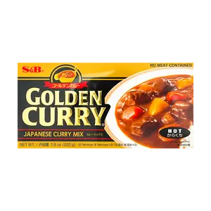 S&B Curry Golden Hot 220g