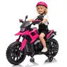 GARVEE 6V Electric Toddler Motorcycle Kids Ride-on Toy - Safety Training Wheels, LED Lights, Durable Wheels, Adjustable Speed (2-5 MPH), 1-Button Start, Bluetooth Audio, Unisex Outdoor Gift for 3-4 Years, Christmas Gifts for Kids
