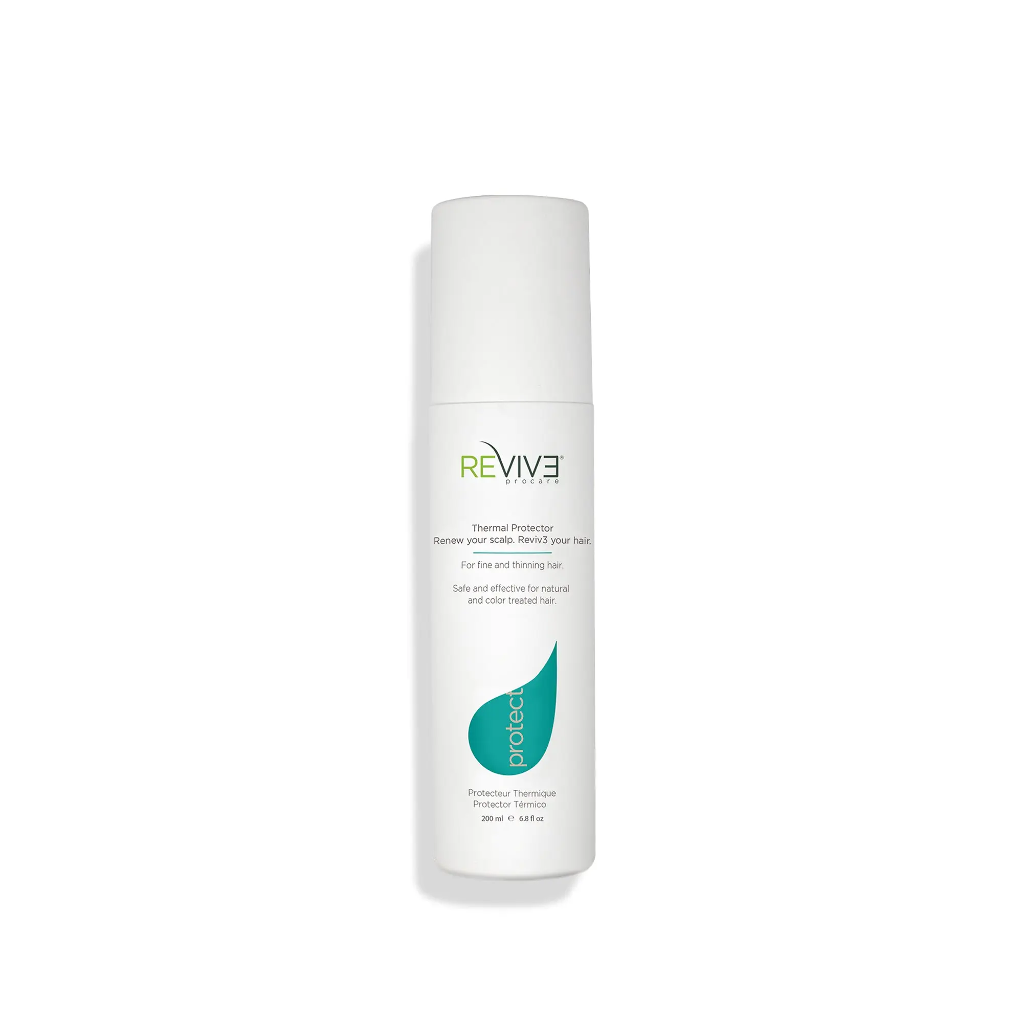 Revive Thermal Hair Protector Spray – UV Hair Protection Spray to Restore Vitality – Paraben Free Heat Protectant Hairspray for Hair Dryer – UV Protectant Spray for Natural & Colored Hair