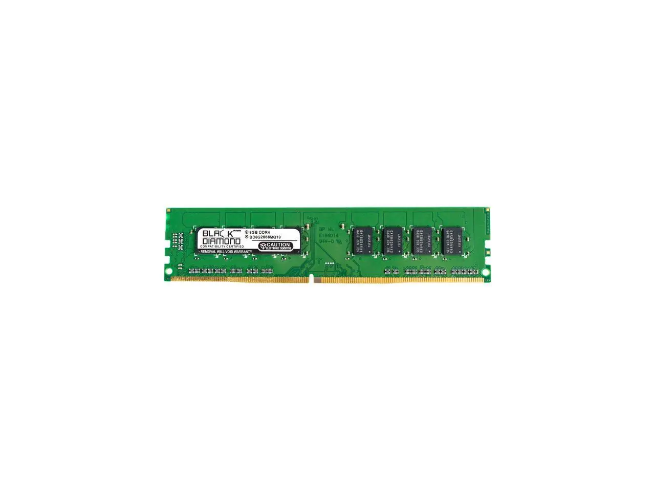 Black Diamond Memory 8GB DDR4 2666 (PC4 21300) Desktop Memory Model BD8G2666MQ22