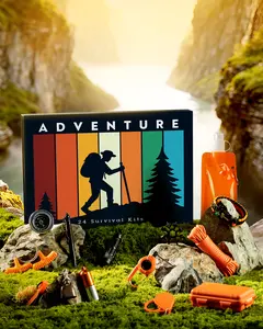 Survival Kit Advent Calendar for Men Women Adults- Survival Tools Advent Calendar for Teen - Surprise Gifts for Outdoor Enthusiasts