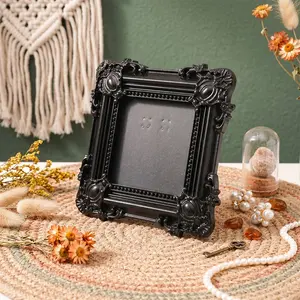 European Style Resin Photo Frame, DIY Decorative Frame for Bedroom, Office, Party, Gift Idea, Multiple Designs Available