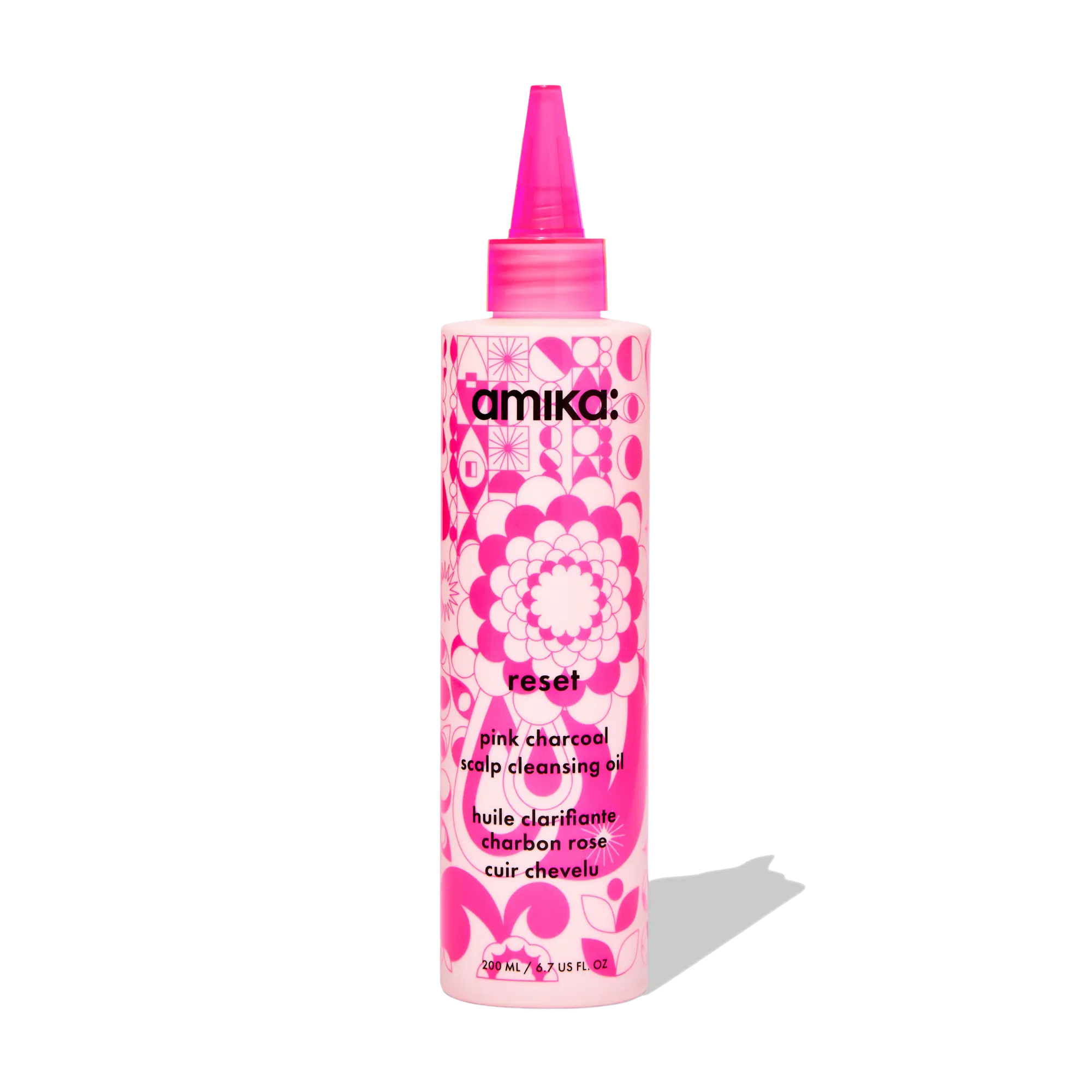 reset | pink charcoal scalp cleansing oil