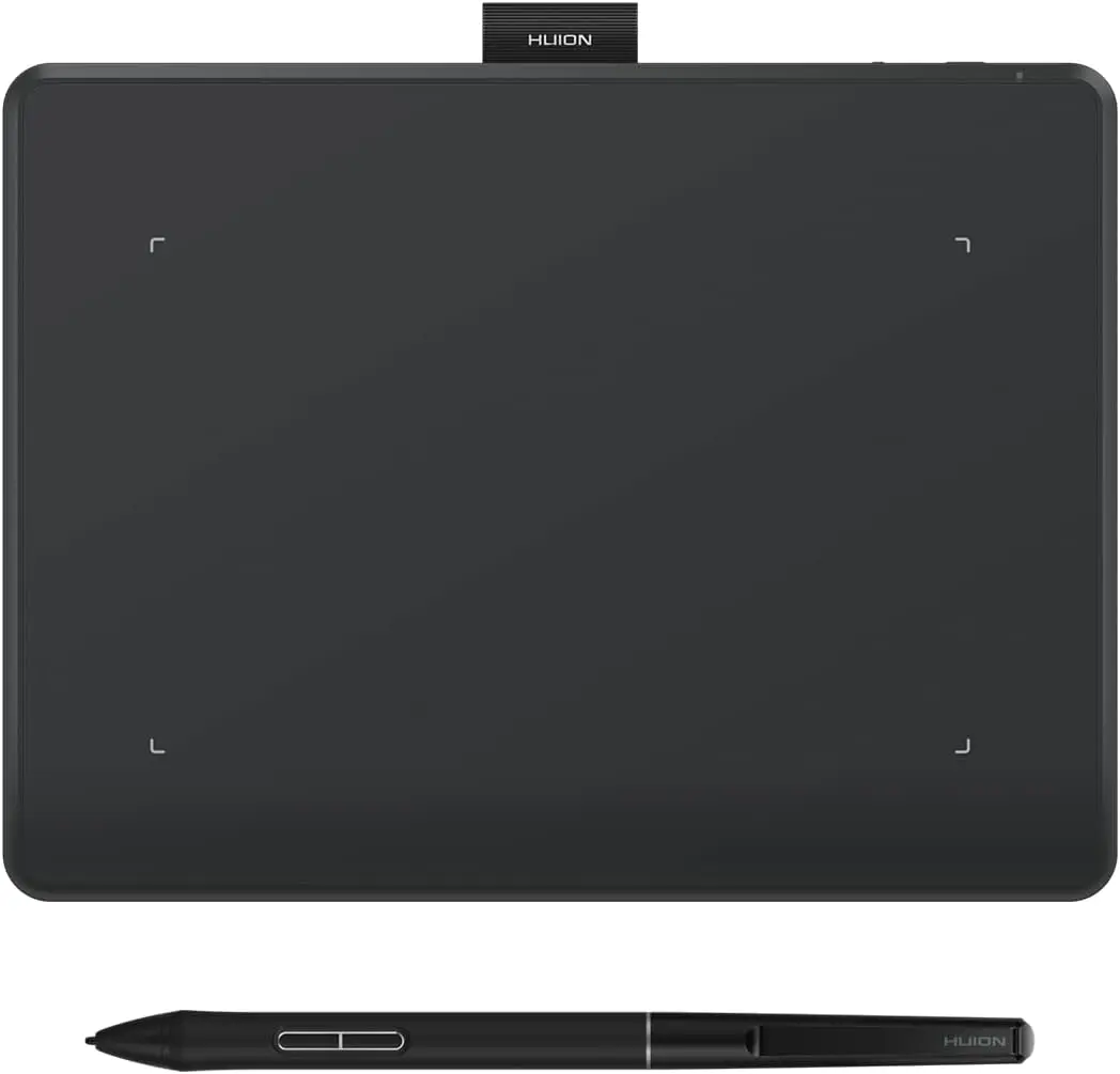 HUION Inspiroy Frego Small Wireless Digital Drawing Pad, 6.3x3.9in Bluetooth Graphics Tablet, Wired-Optional Portable Education Device for Design & Mobile Use, Compatible with Windows, Mac, Android, Linux