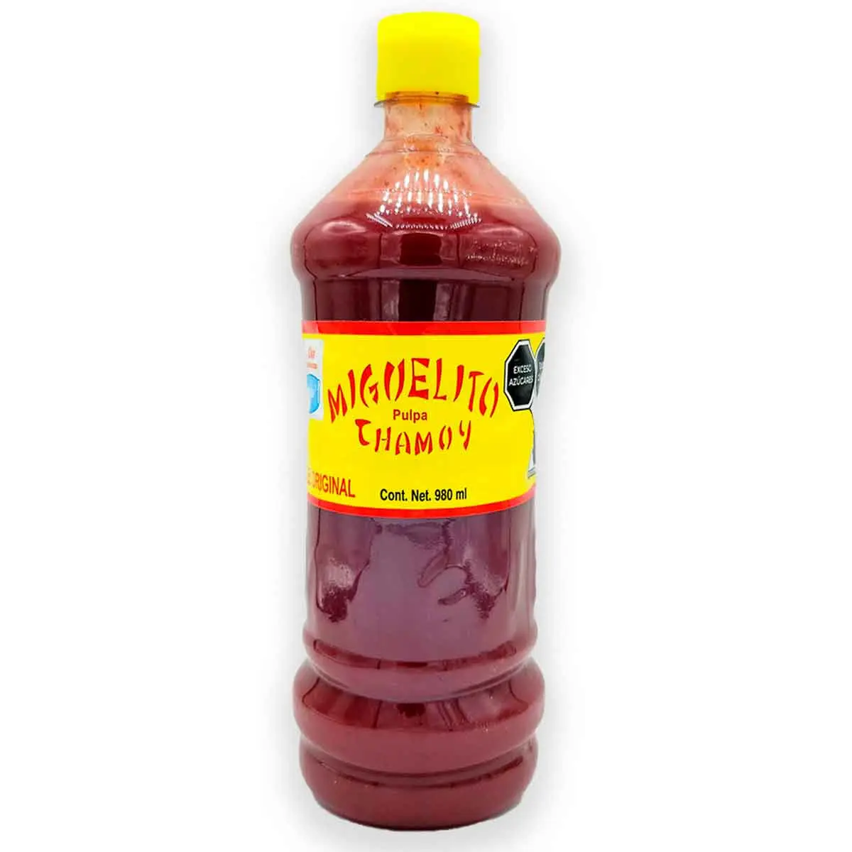 Miguelito Chamoy Pulpa Ambient Fruity Novelty Candy Snack with Pulpy Sauce, 980 ml, Popular in North America, Suitable for All Ages