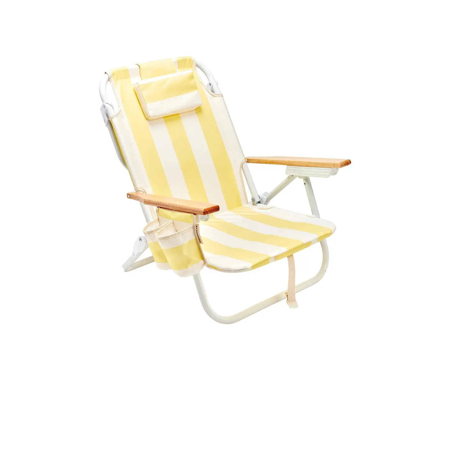 Sunnylife Deluxe Beach Chair in La Mer Limon Stripe