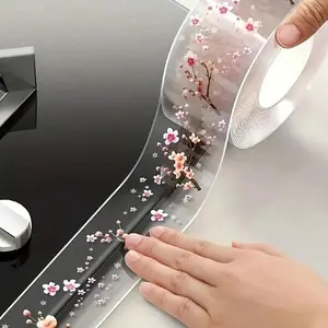 Self-Adhesive Waterproof Tape For Kitchen Sinks, Designed To Seal Gaps Around Bathroom Countertops And Toilets.