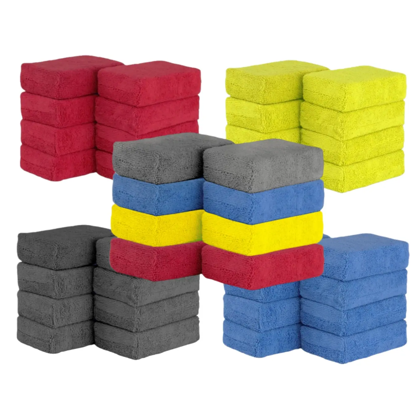 8-Piece Ultra-Fine Fiber Applicator Pads, Car Wash Sponge, Premium Microfiber Cleaning Pad, Easy Wax Application, Sealer, Care Agent, Car Detailing Accessories, Car Detailing Tools, Car Detailing Products, Car Detailing Supplies, Auto Detailing Supplies