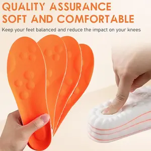 4D Cloud Sports Insoles - Arch Support Memory Foam Shoe Inserts with Comfort, Balance, Quality Assurance, Softness, Everyday Gear Compatibility and Active Height Boosters tiktokshopspringglowup,summervibes outdoorfun