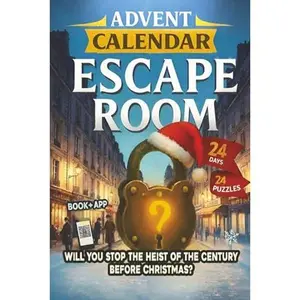 USED-Escape Room Advent Calendar: 24 Brain Teaser Puzzles for Adults - Will You Stop the Heist of the Century Before Christmas? by LIVIX (Paperback)