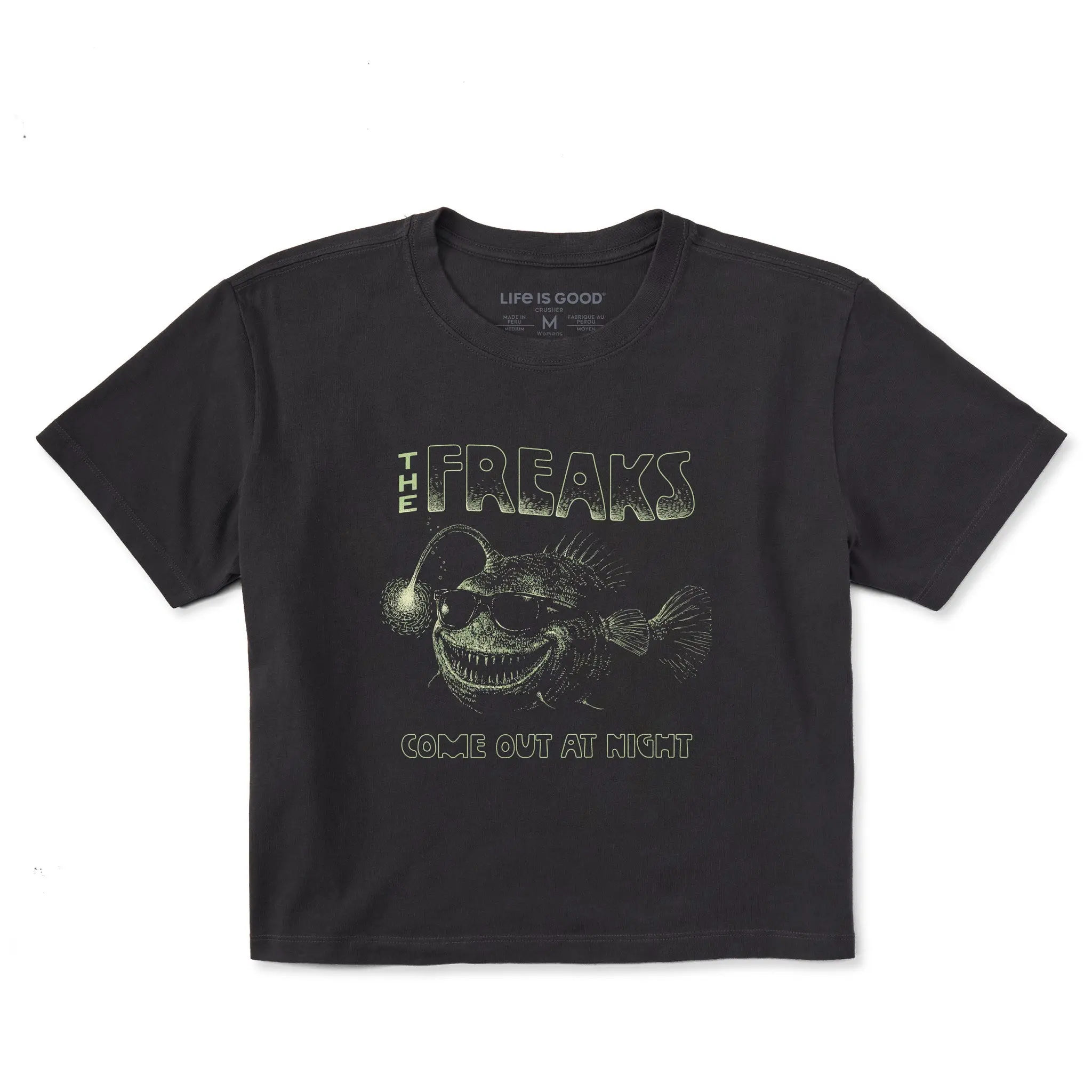 Women's The Freaks Come Out Short Sleeve Crusher Boxy Tee